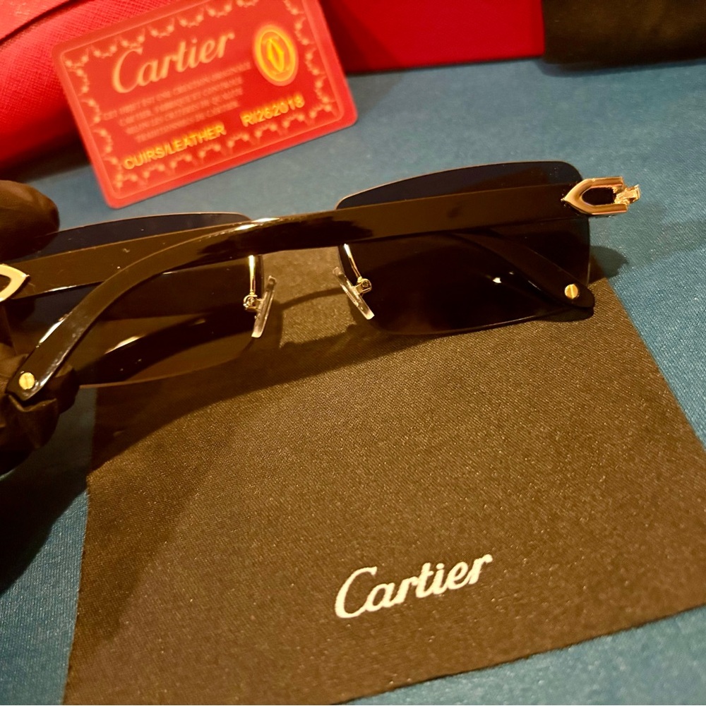 Cartier Black Sunglasses